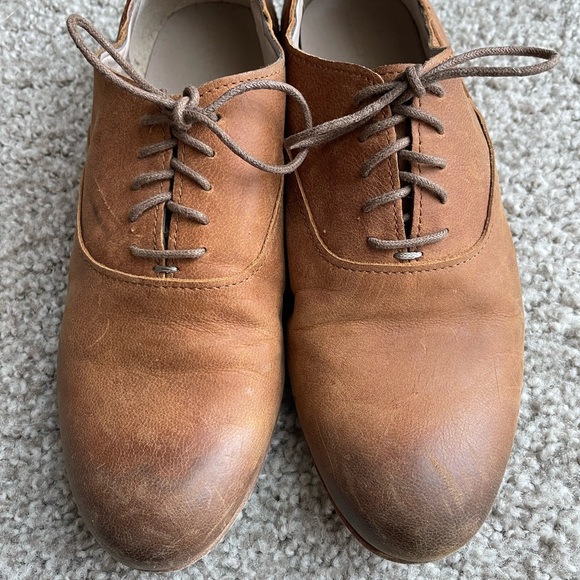 Hinge Oxfords - genuine leather - Picture 1 of 4